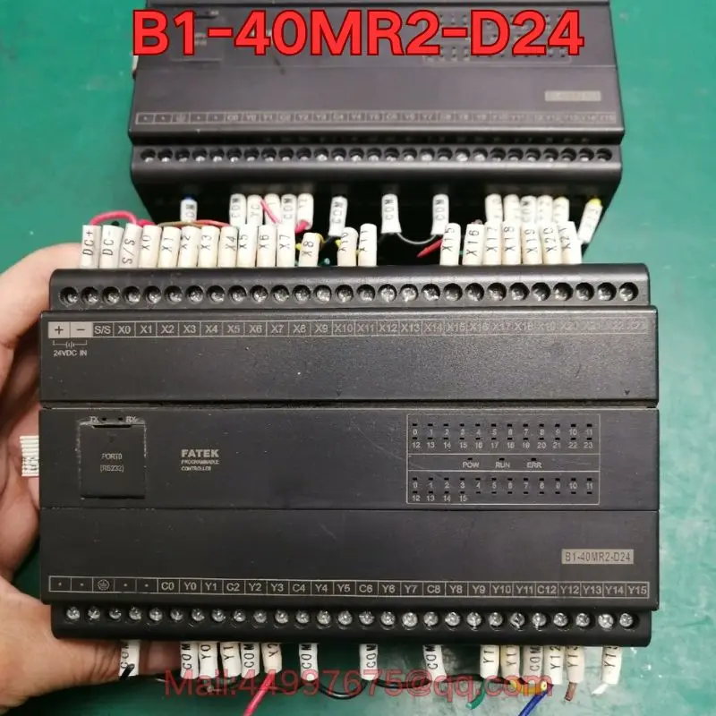 

Second-hand B1-40MR2-D24 PLC controller functional test is normal