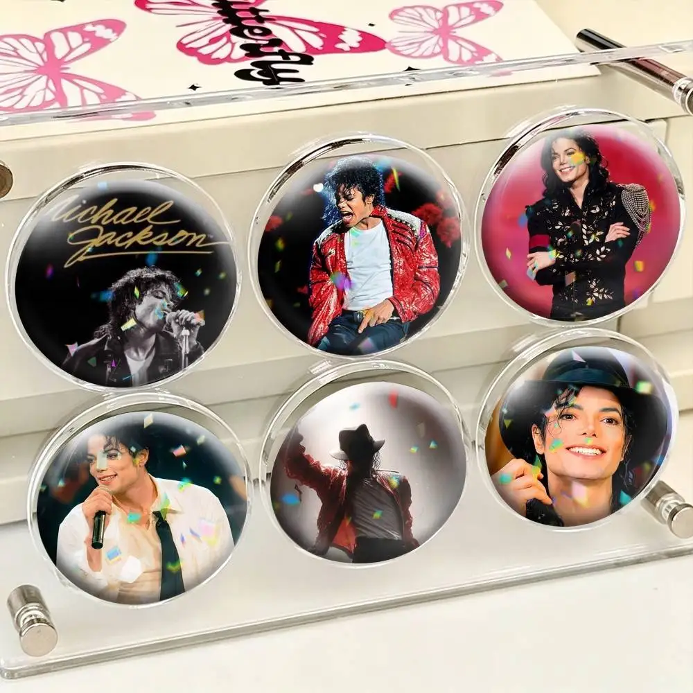 M-Michael J-Jackson 25mm 32mm 44mm 58mm 75mm Brooches Badges Pins for Accessories Gift
