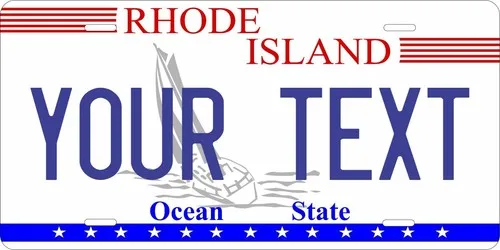 Rhode Island Boat Personalized License plates Auto Bike Motorcycle Aluminum
