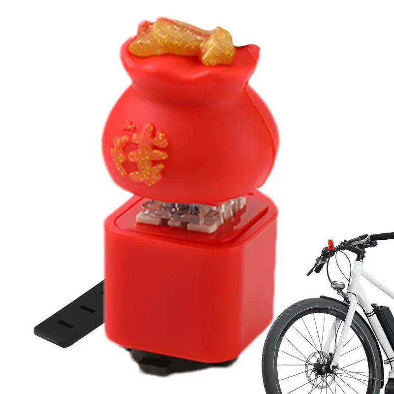 Bicycle Horn With Lights Chicken-Shaped Bicycle Horn Eye-Catching Appearance Bicycle Bell Horn For Balance Bikes Scooters