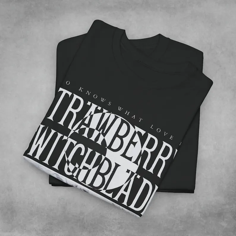 Strawberry Switchblade T Shirt Post Punk Deathrock, Killing Joke, Skeletal Family, Sisters of Mercy, Goth, Cocteau Twins