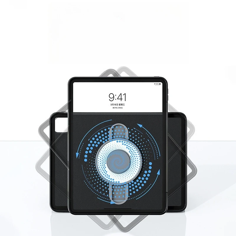 New Original Handmade Style Rotate Slide Rail pad Case Apply Air5/4 Tablet 11 Inches Magnetic Attraction Multifunctional
