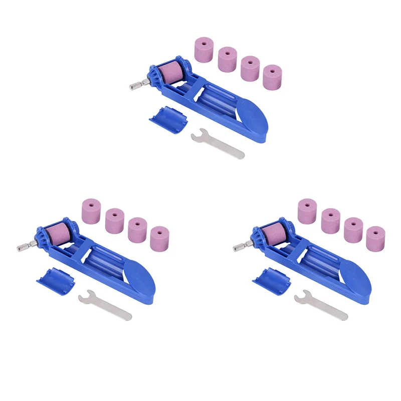 

3Pcs 2-12.5Mm Drill Bit Sharpener Corundum Grinding Wheel Tool Corundum Resisting Drill Polishing Grinder Wheel Tool-A73I