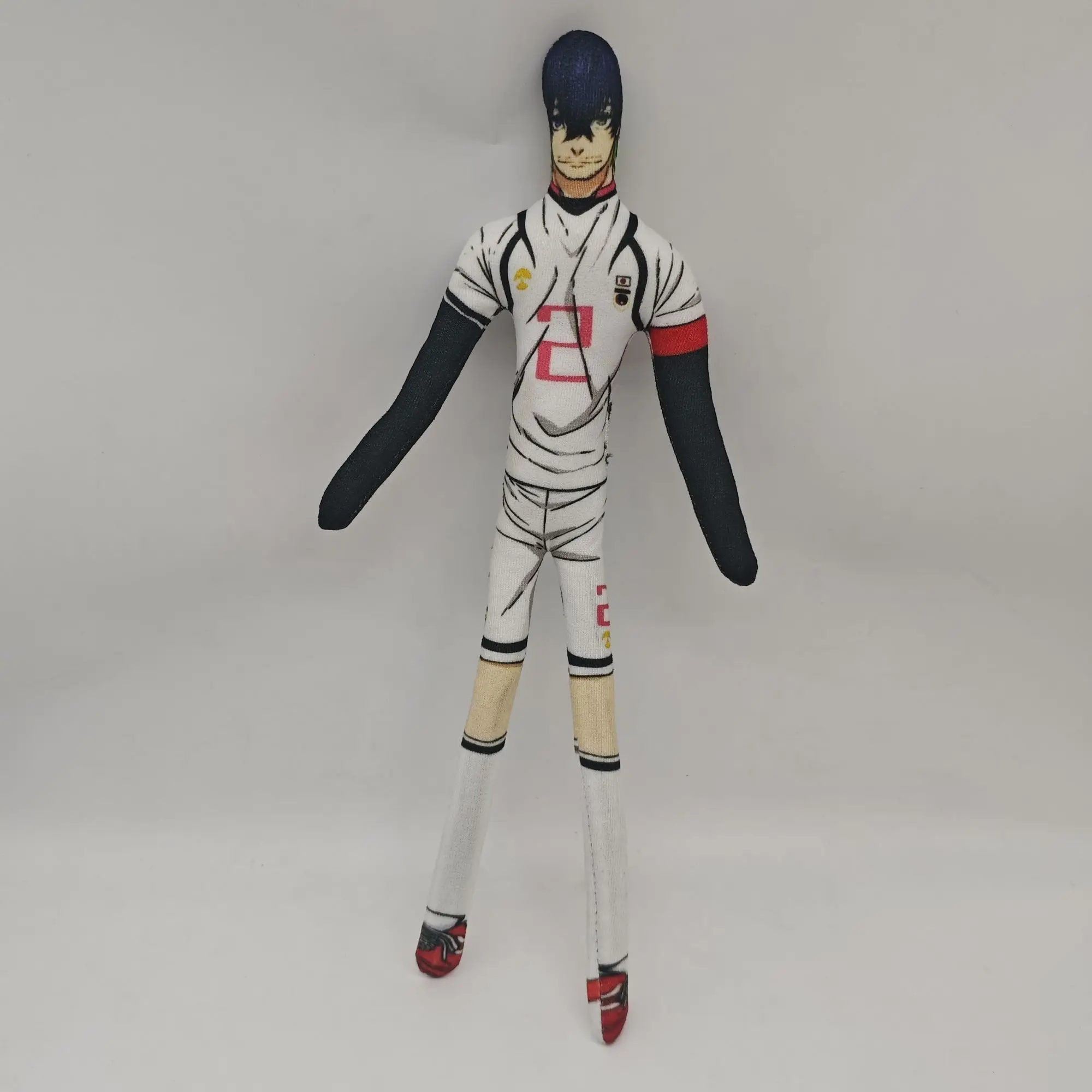 Blue Lock DIY Yoichi Nagi Seishiro Rin Abstract Shaped Plush Doll Built-in Wire Skeleton Freely Poseable Anime Collectible Gift