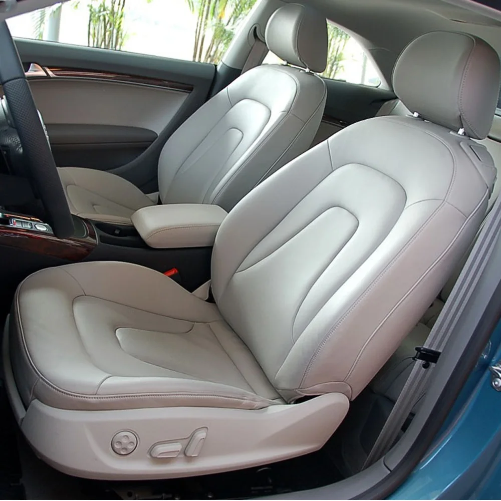 Custom Special Car Seat Covers For Audi A5 2 doors 2009 2010 2011 2012 2013 5 seats Car Seat Protective Cover Leather cushion