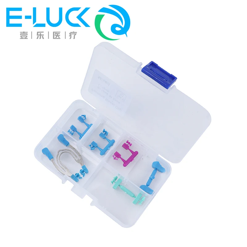 Dental Matrix Clip Kit Sectional Contoured Matrices Clamps Contoured Matrices Clamps Wedges Metal Spring Dentist Newest Type