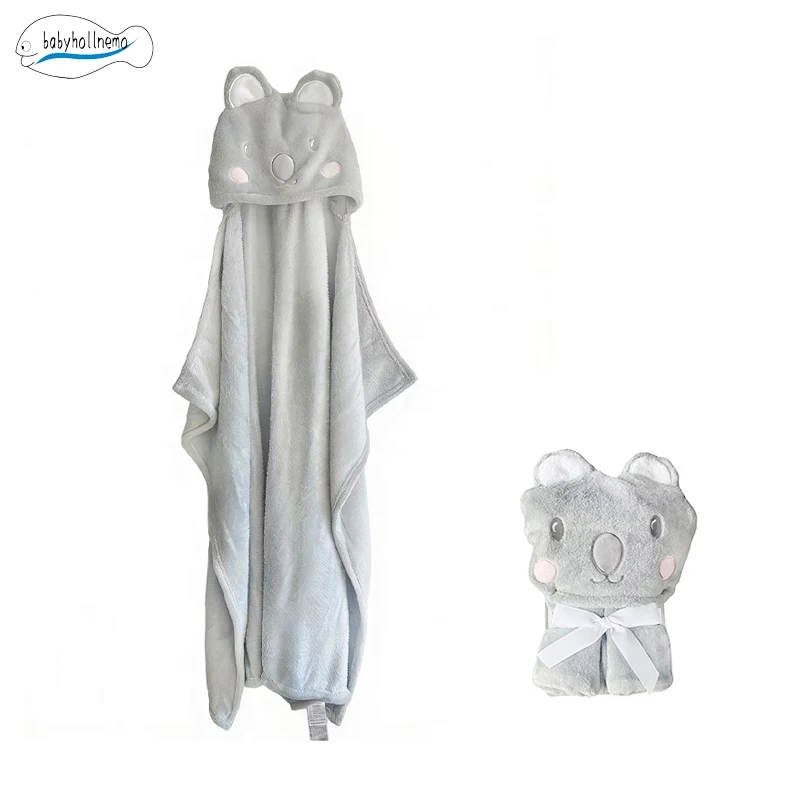 Soft Coral Fleecebaby Bath Blanket Absorbent Quick Dry Towel for Home Bathroom Boys Girls