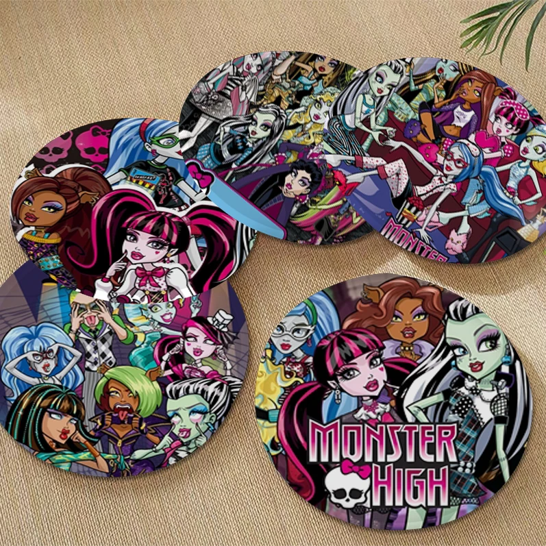 

M-MonsterS Cartoon H-HighS Cushion Mat Round Chair Mat Soft Pad Seat Cushion For Dining Patio Home Office Indoor Outdoor