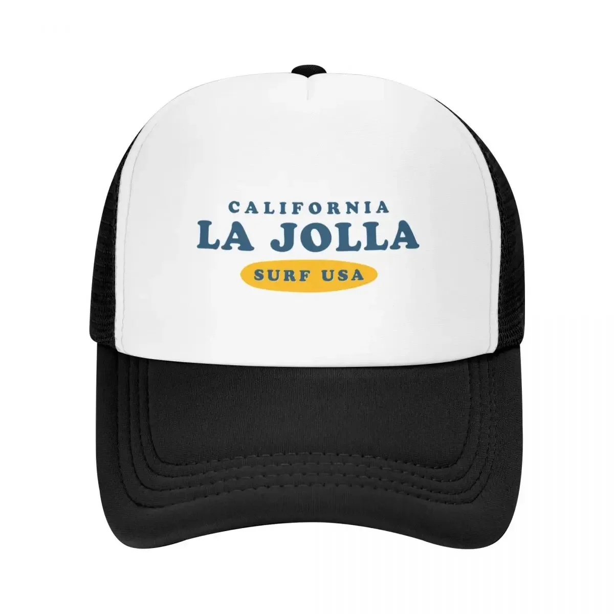 La Jolla California Vintage Retro Surf USA Travel Vacation Summer Sunset Beach Baseball Cap Hood Trucker Hat Hats Man Women's