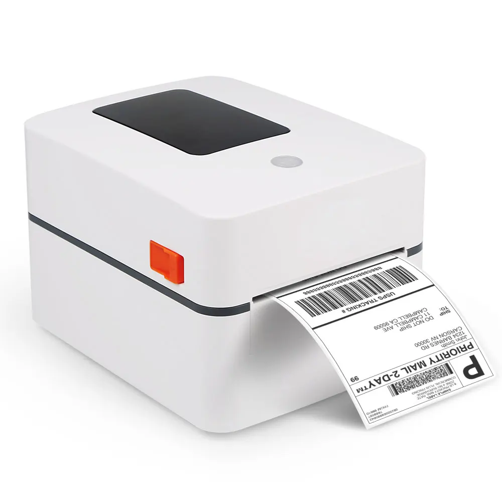 

Desktop 4x6 inch Label Printer USB Wired Thermal Printer Shipping Label Barcode Sticker Printer for 20-108mm Width