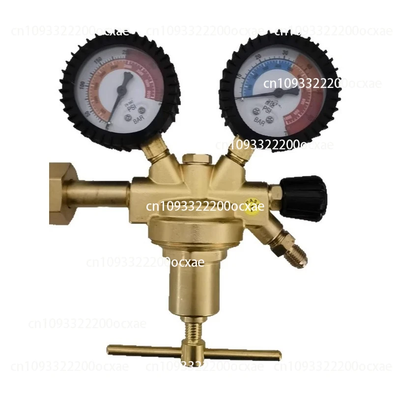 High-pressure Nitrogen Pressure Reducing Valve Safety Outlet Pressure 60 Bar Air Conditioning Refrigerant Charging