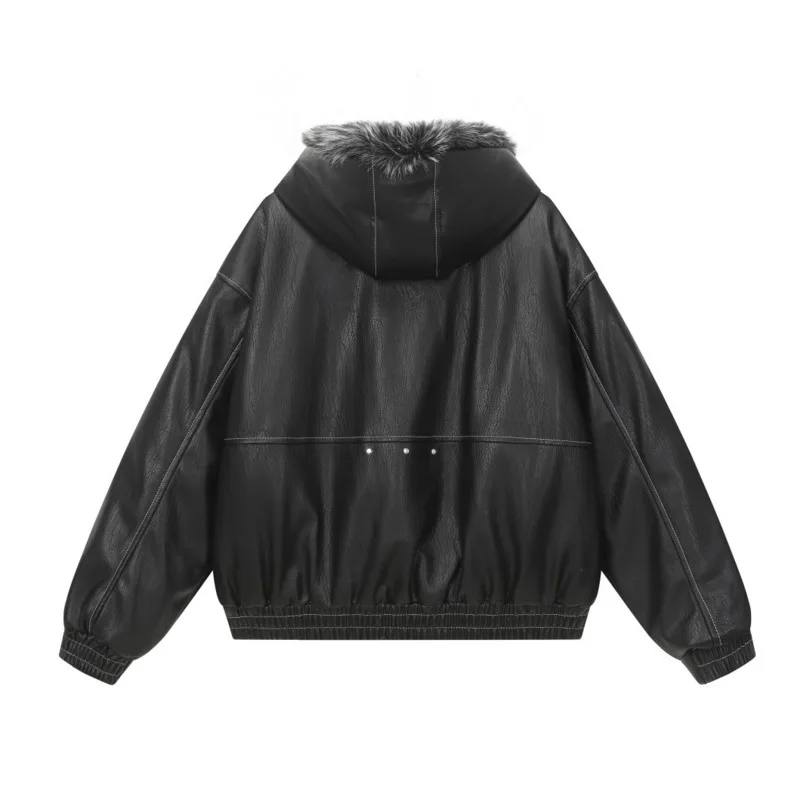 HKSH 2025 Spring Autumn Winter New Men Tide Jackets Casual Trendy Loose Versatile Hooded Chic Ins Watse Land Coats Warm HK16717