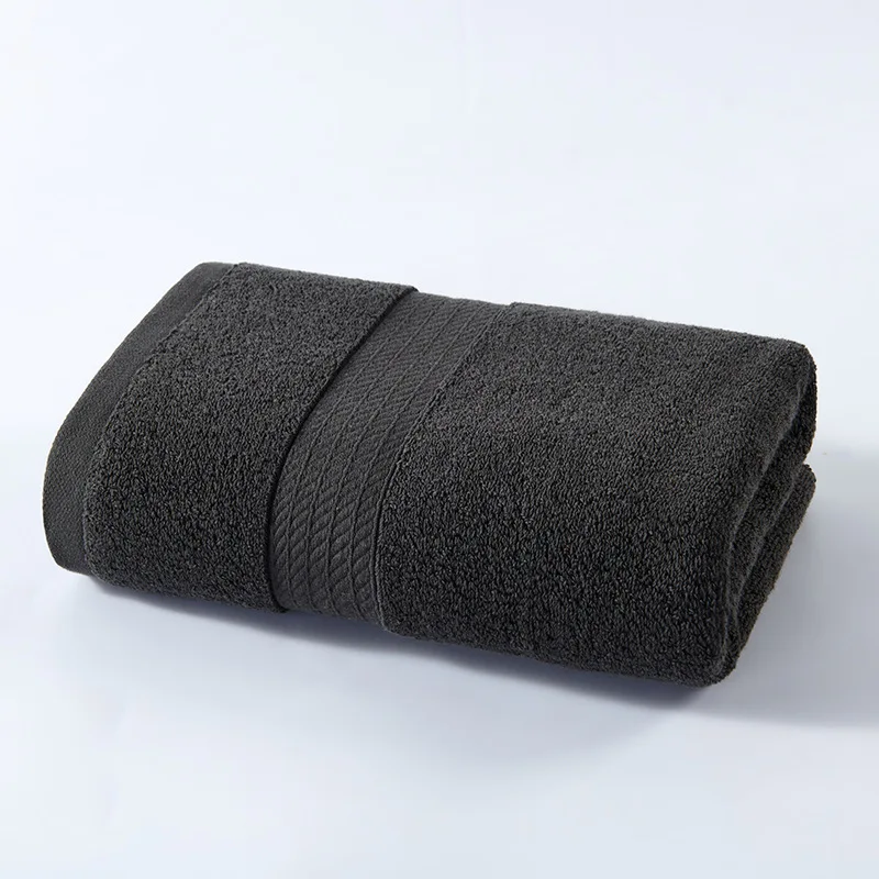 1/4/6pcs 50x100cm Grey Cotton Bathroom Towels Cover Set Jacquard Towels Gift Sport Bath Towel Sets Home Hotel Daily Use