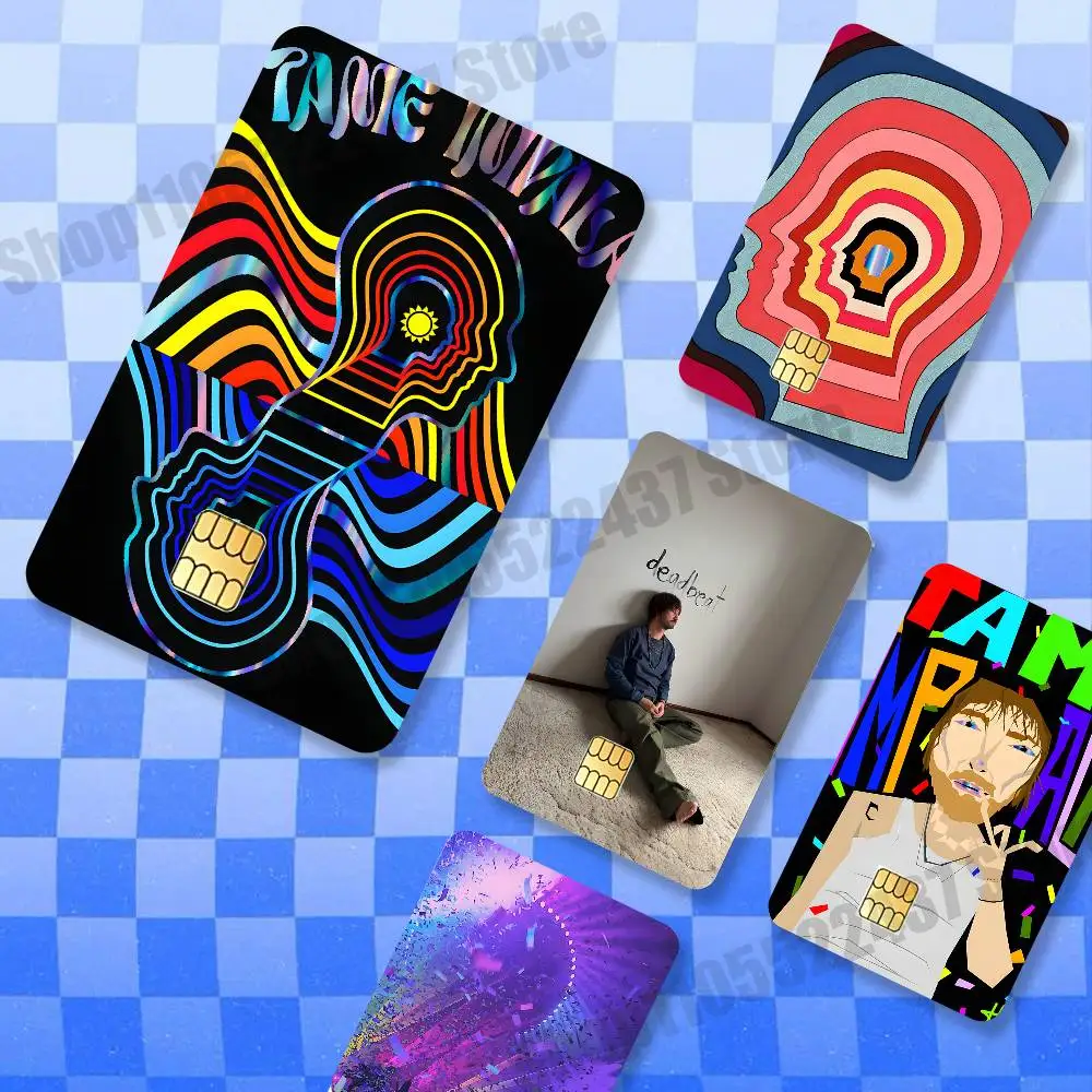 D-Deadbeat T-Tame Impala Holographic Laser Shinny Film Skin Cover Sticker for Debit Credit Card Bank Card