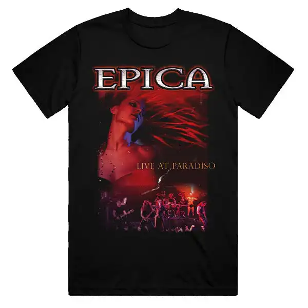 Epica  PARADISO Band T-Shirt 100% Cotton Graphic Tee Men Women Summer Streetwear Top