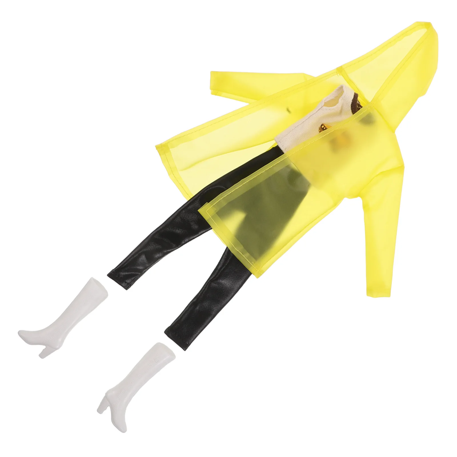 

1 комплект, водонепроницаемый желтый плащ-пончо для 11-дюймовой повседневной уличной одежды для девочек, сменный наряд для кукол