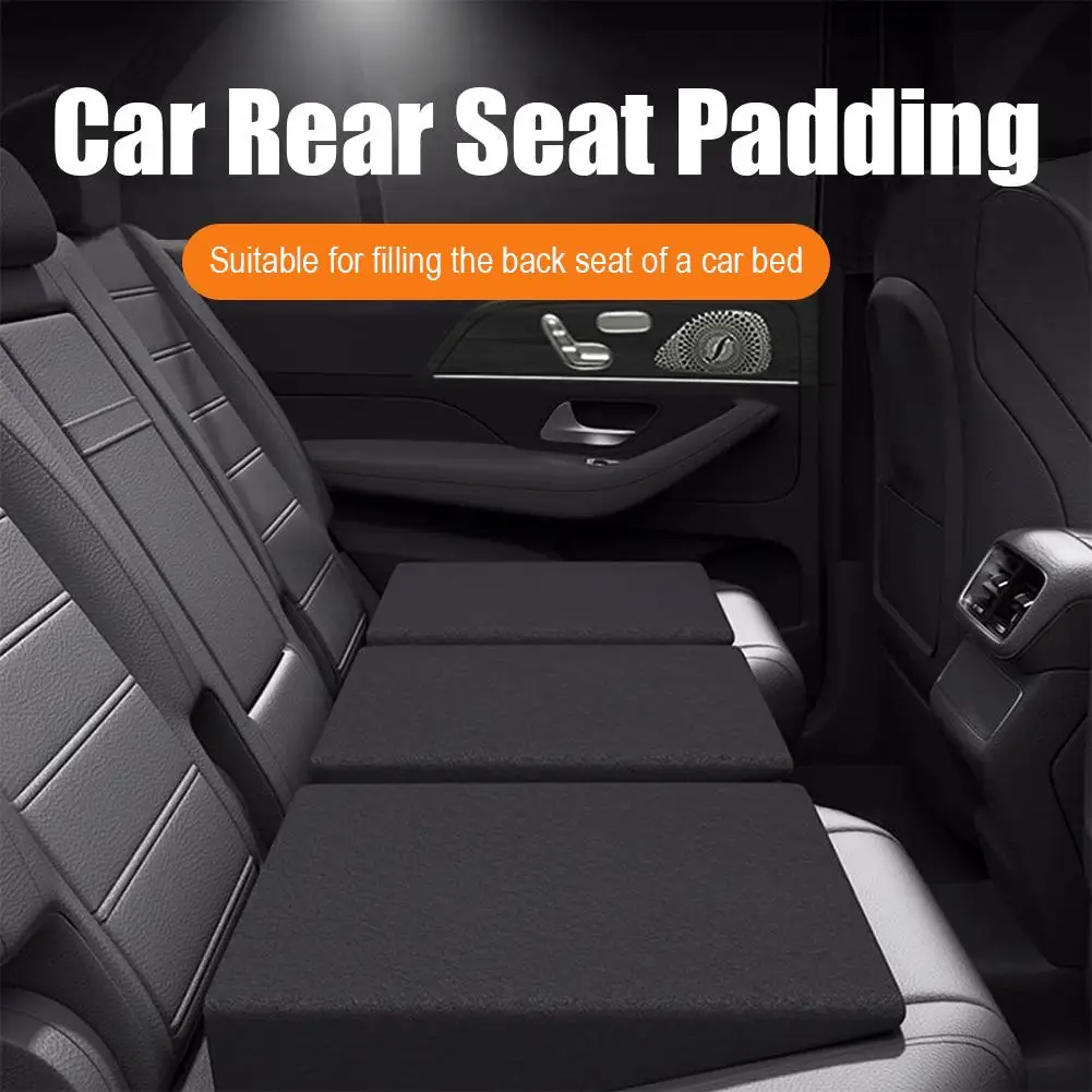 Car Seat Wedge Leveling Cushion Flat Car Rear Seat Wedge Pad for Trip Car Rear Seat Wedge Pad Ergonomic Portable Easy to use