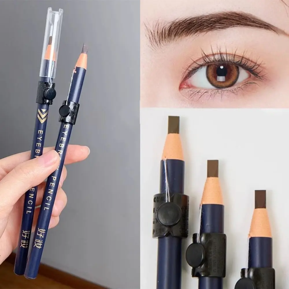 2pcs Non-smudge Pull Wire Eyebrow Pencil Peel-off Long-lasting Eyebrow Enhancer Smooth High Quality