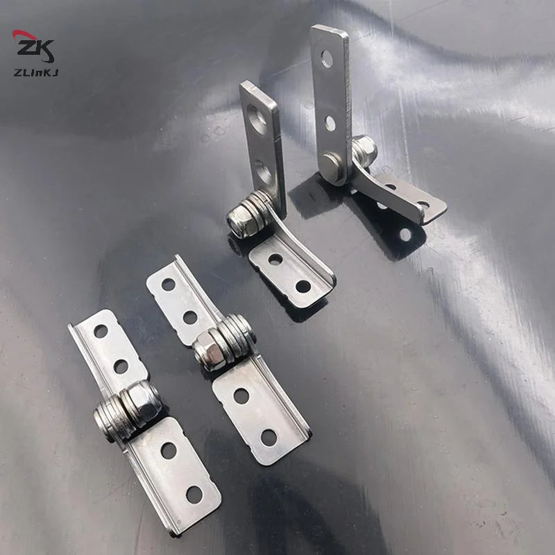 1Pcs Adjustable Arbitrary Hinge Stop 304 Stainless Steel Damping Hinge Nothing Frame Hinge Damping Shaft Positioning Hinge