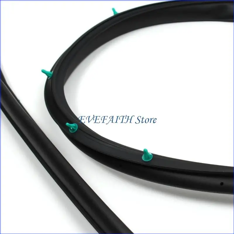 124B Strong Front Door Weatherstrip Set 82130-2V000 82140-2V000 Suitable for Vehicle 2012 to 2017 Enhances Noise Reduction