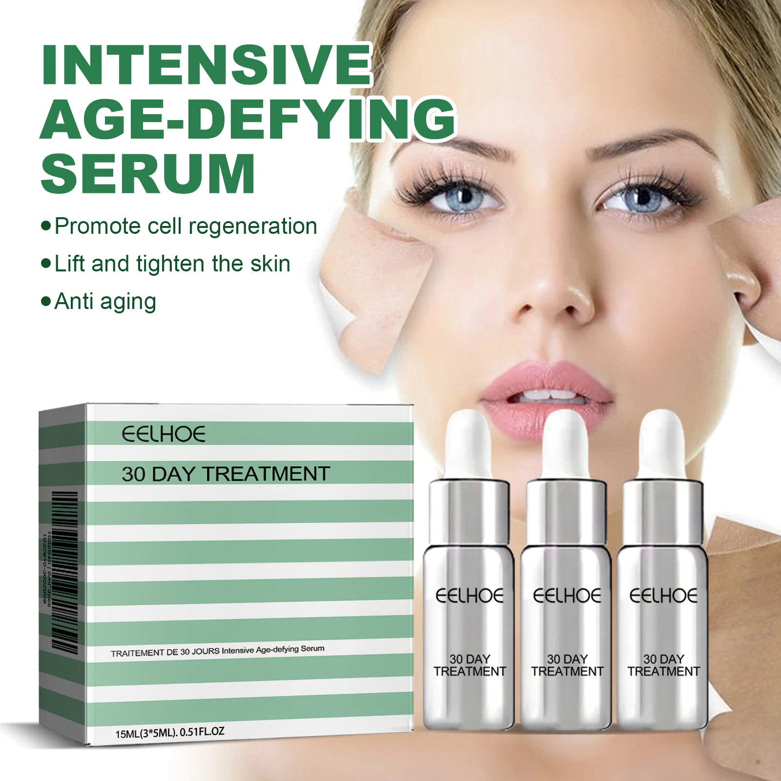 

Укрепляющая эссенция EELHOE уменьшает тусклость и способствует кровообращения, предотвращает сухость.