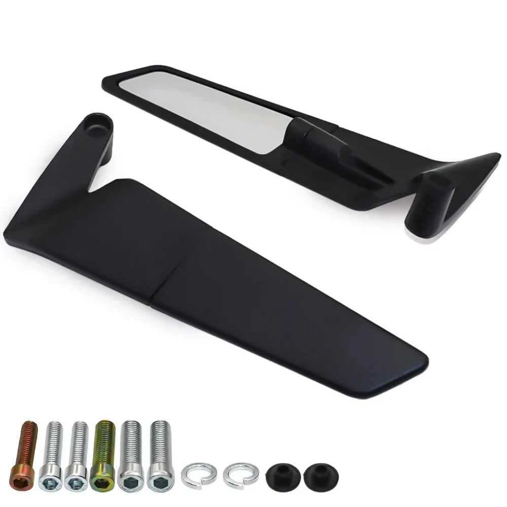 Modified Motorcycle Wind Wing Mirror 360° Rotatable Universal Rearview CNC For LIFAN KP350 KPV150 KP250 KPT150 KPT200 LF400