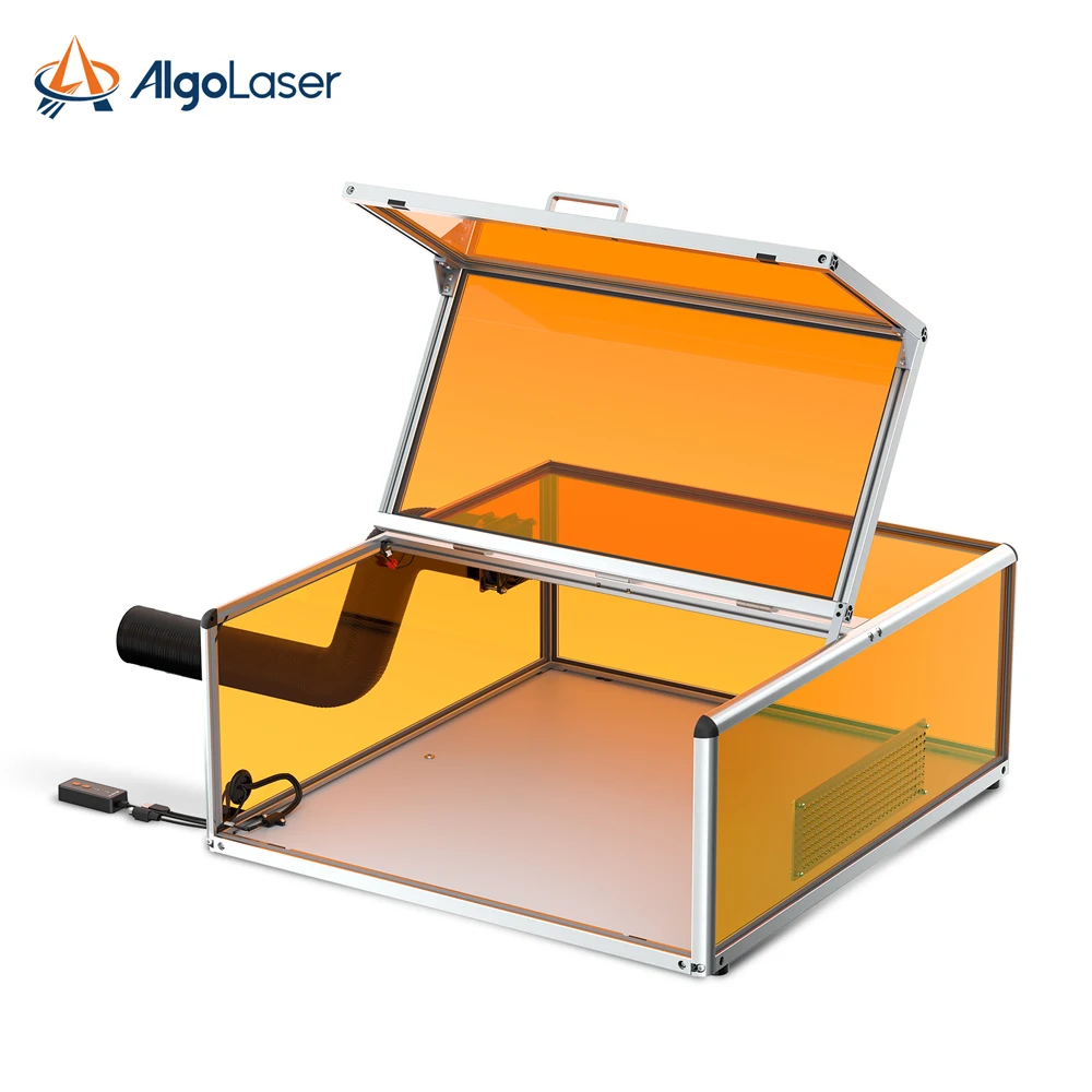Laser Engraver Smart Protection Enclosure Class 1 Fireproof Protective Cover Auto Shutoff/Smart Lighting/Auto Position HD Camera