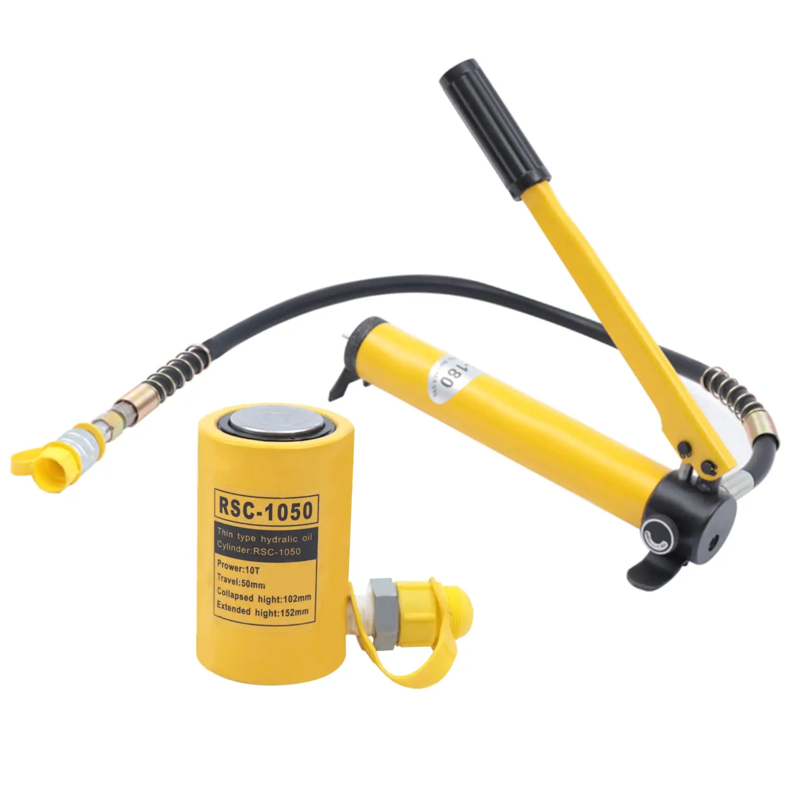

50 Ton Hydraulic Cylinder Jack Single Acting Hydraulic Ram Cylinder 150mm 6" Stroke Hydraulic Solid Jack Industrial Lifting Jack