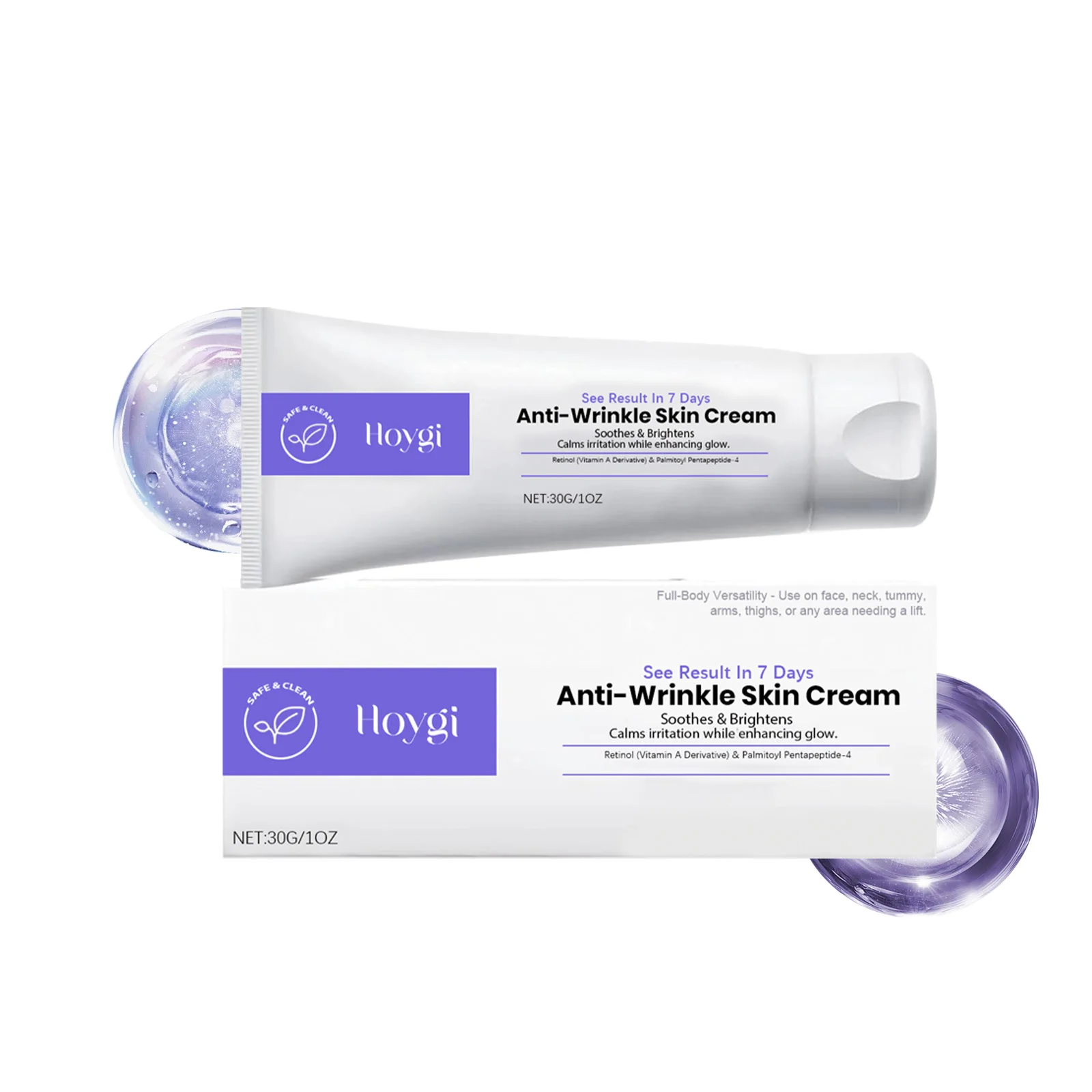 Retinol Firming Cream Anti Wrinkles Reduce Fine Lines Improve Sagging Skin Lifting Tightening Increase Elasticity Skin Care 30g