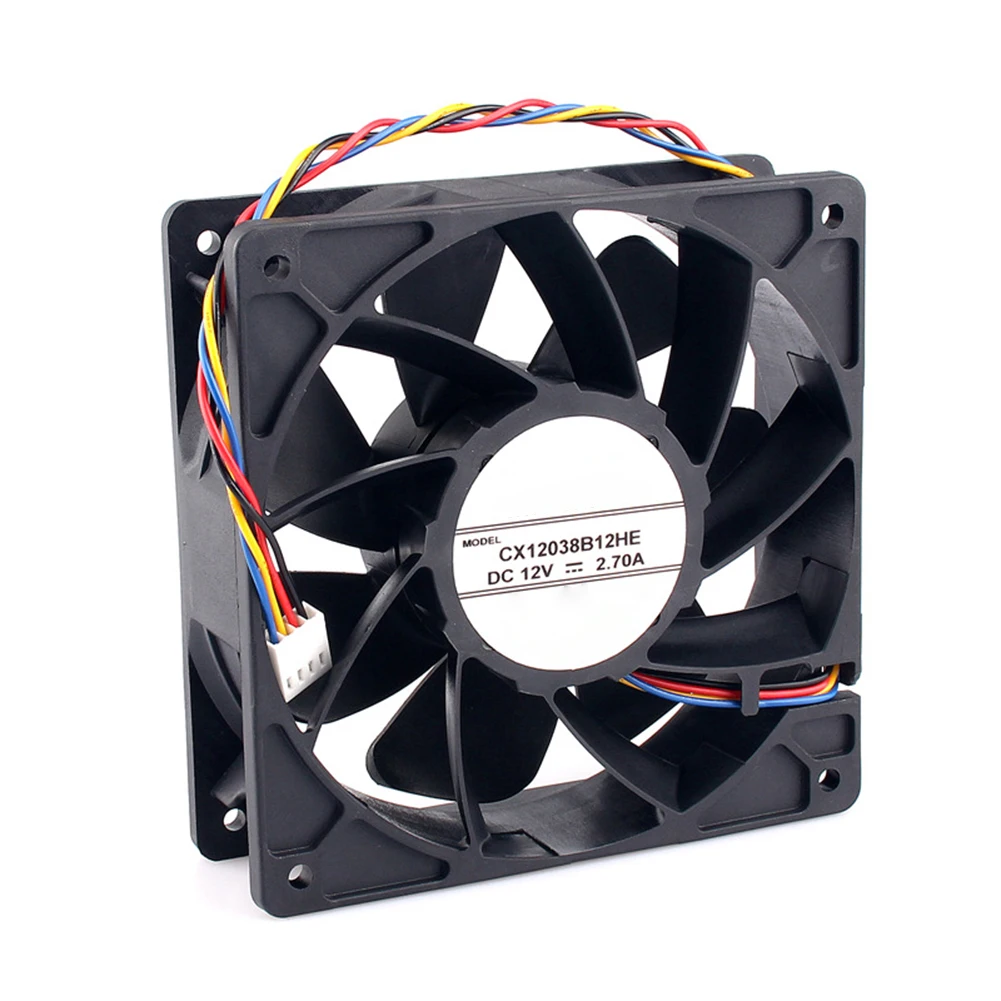 12038 Heat Dissipation Fan 12V PBT Fire Protection Material 7000r min Centrifugal Turbo Blower Fan Cooler Fans