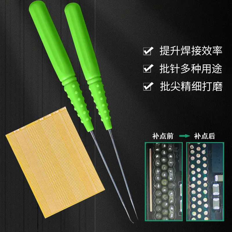 BST-66 3 in 1 Jump Wire Patching Soldering Tools Soldering Lugs and Needle Set for Repair Welding PCB Motherboard Drop Point