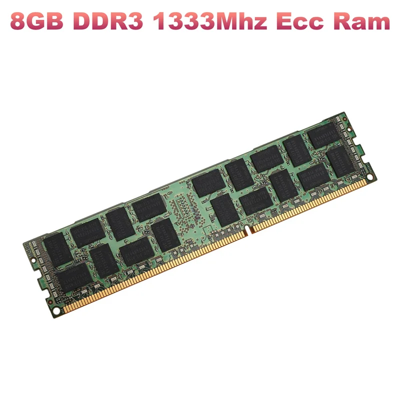 ذاكرة عشوائي 8 جيجا بايت DDR3 1333 ميجا هرتز Ecc PC3L-10600R 1.35 فولت 2RX4 REG Ecc RAM لمحطة عمل الخادم