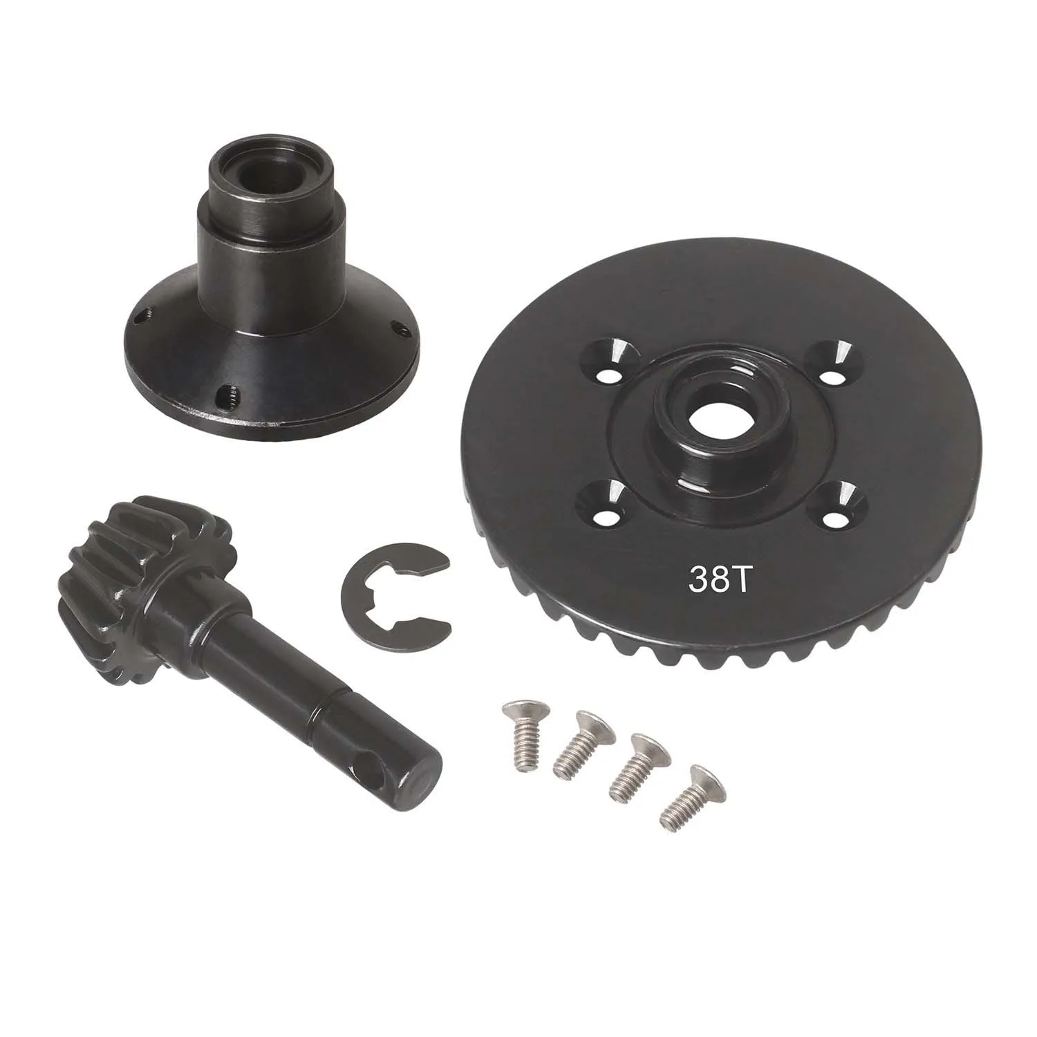 LYXF Aluminum Gears Wheel Hex Bumper Link Mount Extend Parts for Rc Car Axial 1/10 SCX10
