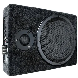 Car 8-Inch 12V Ultra-Thin With Tweeter Subwoofer Built-In High-Power Subwoofer Vehicle-Mounted Subwoofer