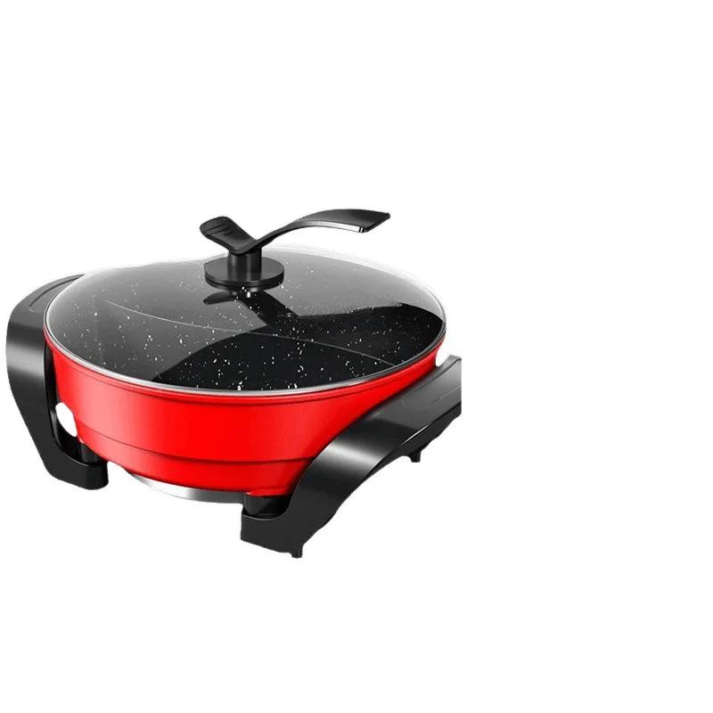 

Household, large-capacity, integrated cooking electric hot pot, multi-functional electric heating pot
