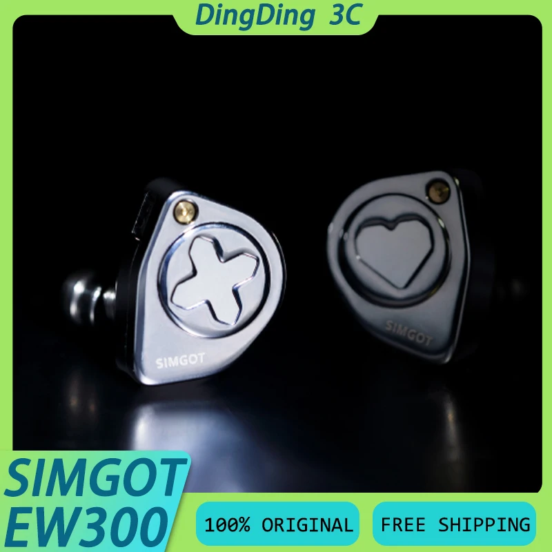 

SIMGOT EW300 Проводные Hi-Fi наушники 1DD + 1PLANAR + 1PZT Монитор-вкладыш с ЧПУ, гарнитура со съемным кабелем, индивидуальные игровые наушники