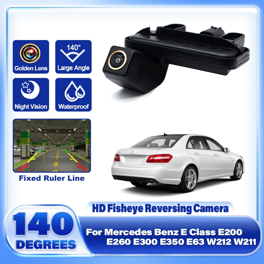 

Trunk Handle Camera Full HD CCD High quality For Mercedes Benz E Class E200 E260 E300 E350 E63 W212 W211 Rear View Reversing