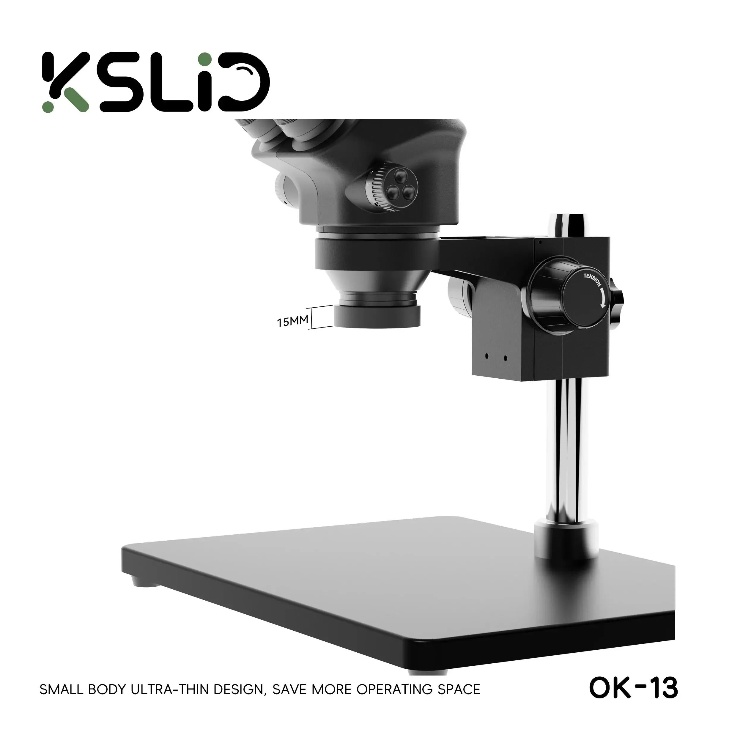 KSLID OK-13 Lampada per microscopio Lampada illuminatrice ad anello a LED Lampada ad anello polarizzato Sorgente luminosa Lampada per microscopio Utensili manuali