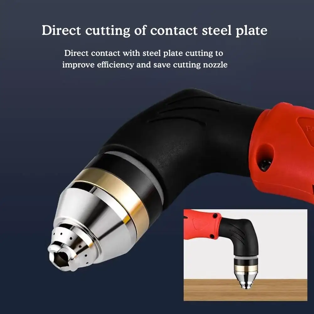 Protective Cover Plasma Torch Cutting Nozzle Protection Sleeve Instead Guide Wheel Ceramic Contact Cutter Cover P80