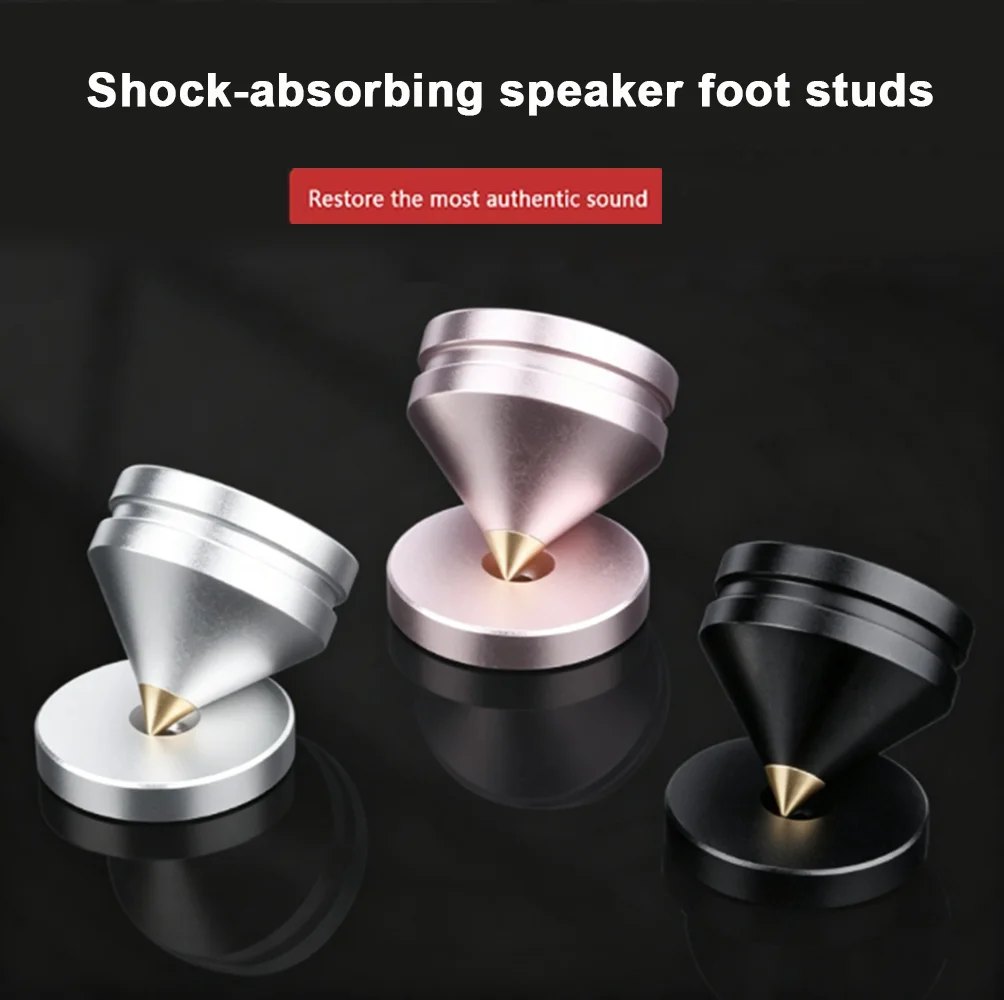 1-4Pcs Audio 316 M6 M8 M10 Stainless Steel Speaker Amplifier Rack Stand Isolation Damping Feet Fool Pad Nail Shock Spikes