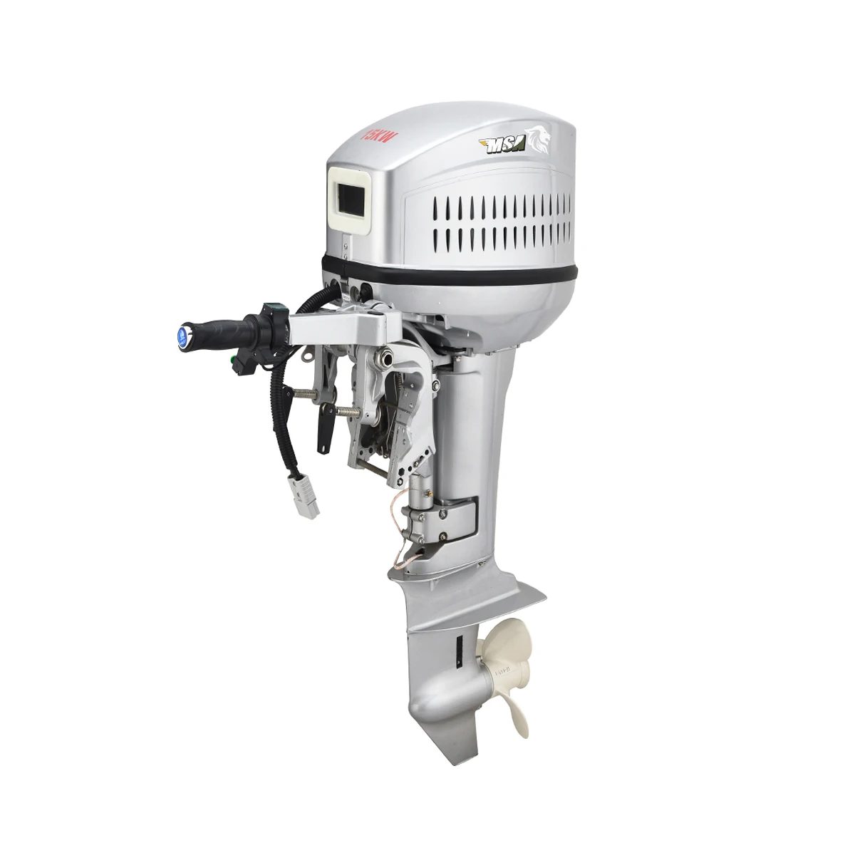 Hot Sales New 96V 15KW 20HP Electric Outboard Engine DC Brushless Water-Cooled Marine Boat Motor for Manufacturing Purpose