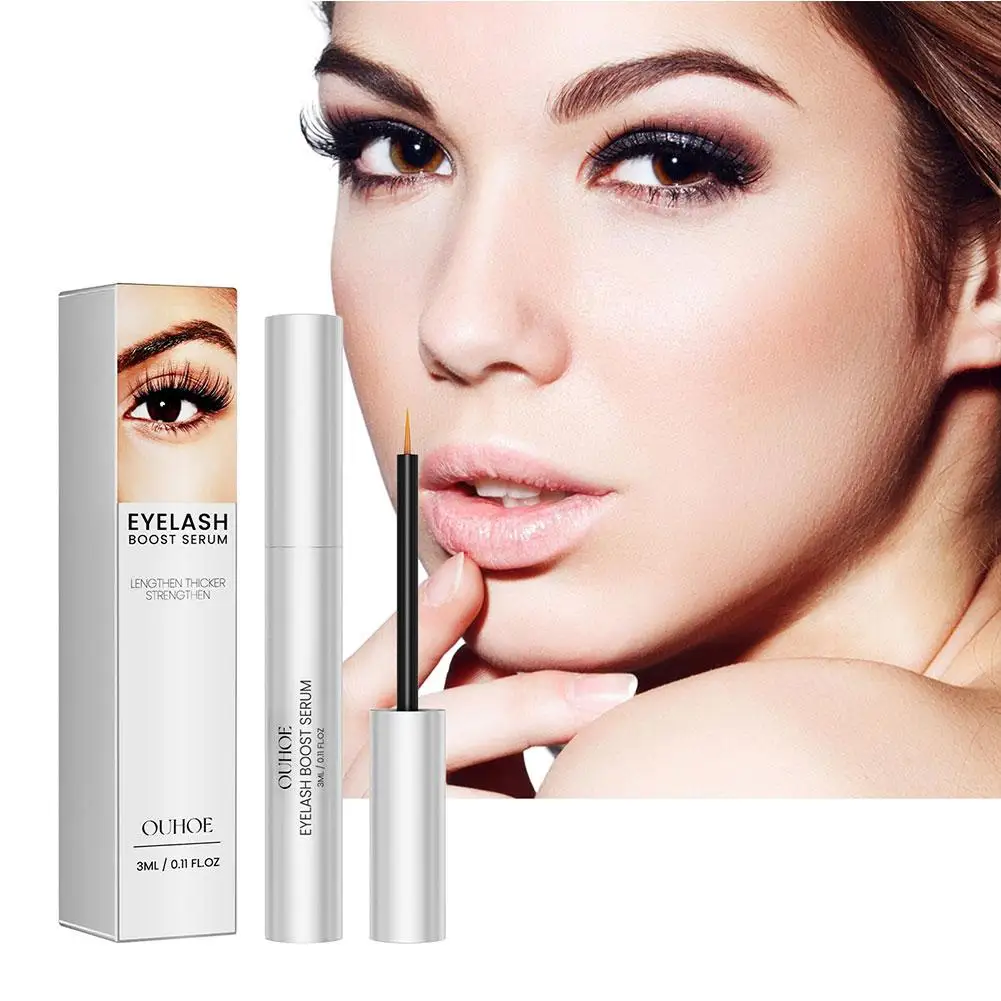 Eyelash Fast Growth Extension Essence Liquid Natural Dense Curls Thicker Enhancement Lashes Curly Hair Serum Care Nourishin Q1Z1