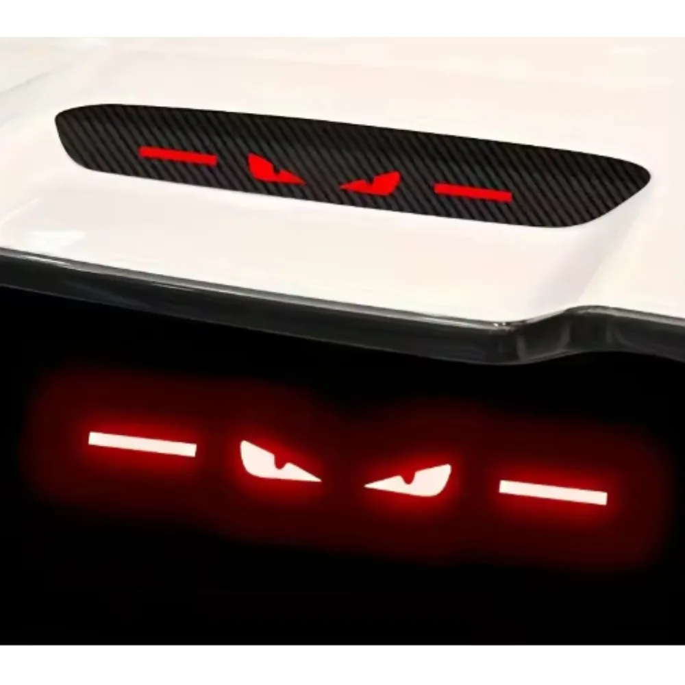 1PCS for Geely Colorado Rear Brake Light Sticker Eagle Eye Model Car Accessory