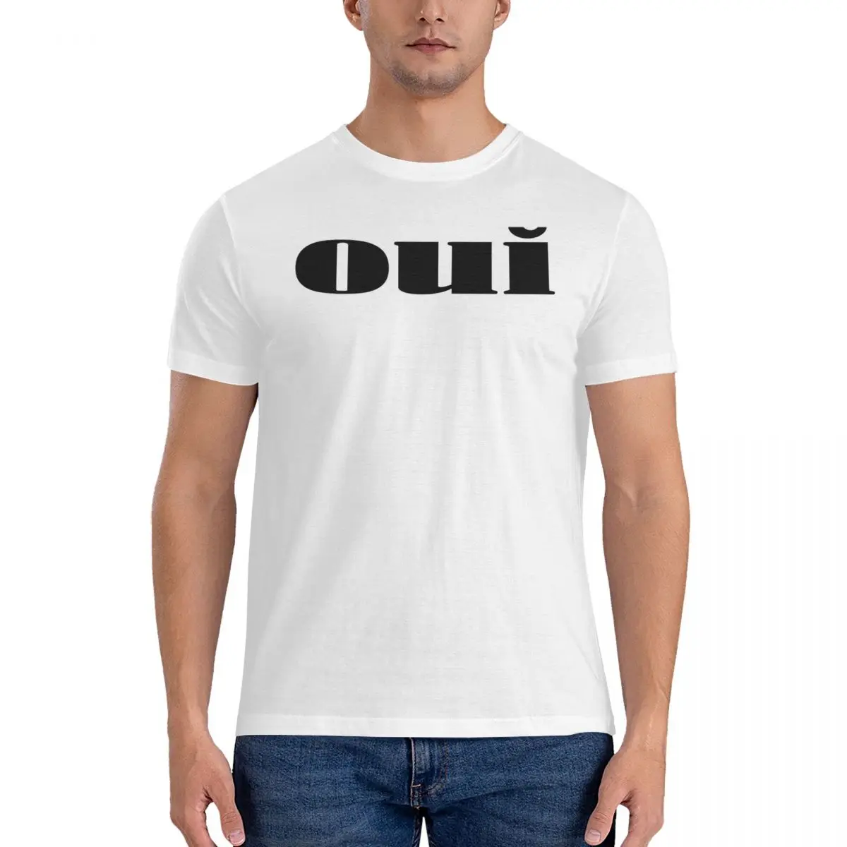 Men's T-Shirts Oui Leisure Cotton Tees Short Sleeve MaXXXine T Shirt Round Collar Clothes Gift Idea