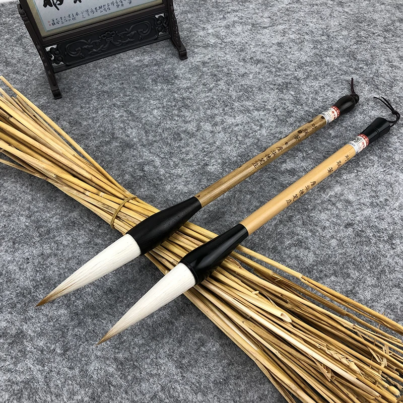 Hopper-shaped Multiple Hair Brush Pen Cursive Script Couplet Calligraphy Pen Calligraphie Ox Horn Running Script Writing Brush