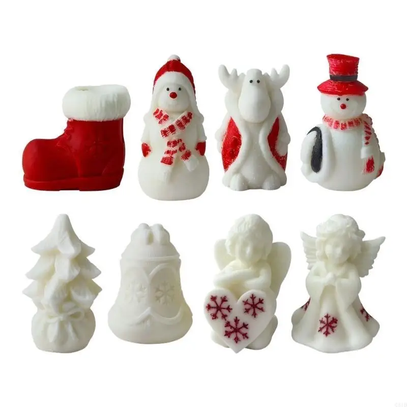

Christmas Series Ornament Molds Silicone Craft Moulds Silicone Texture for Craft