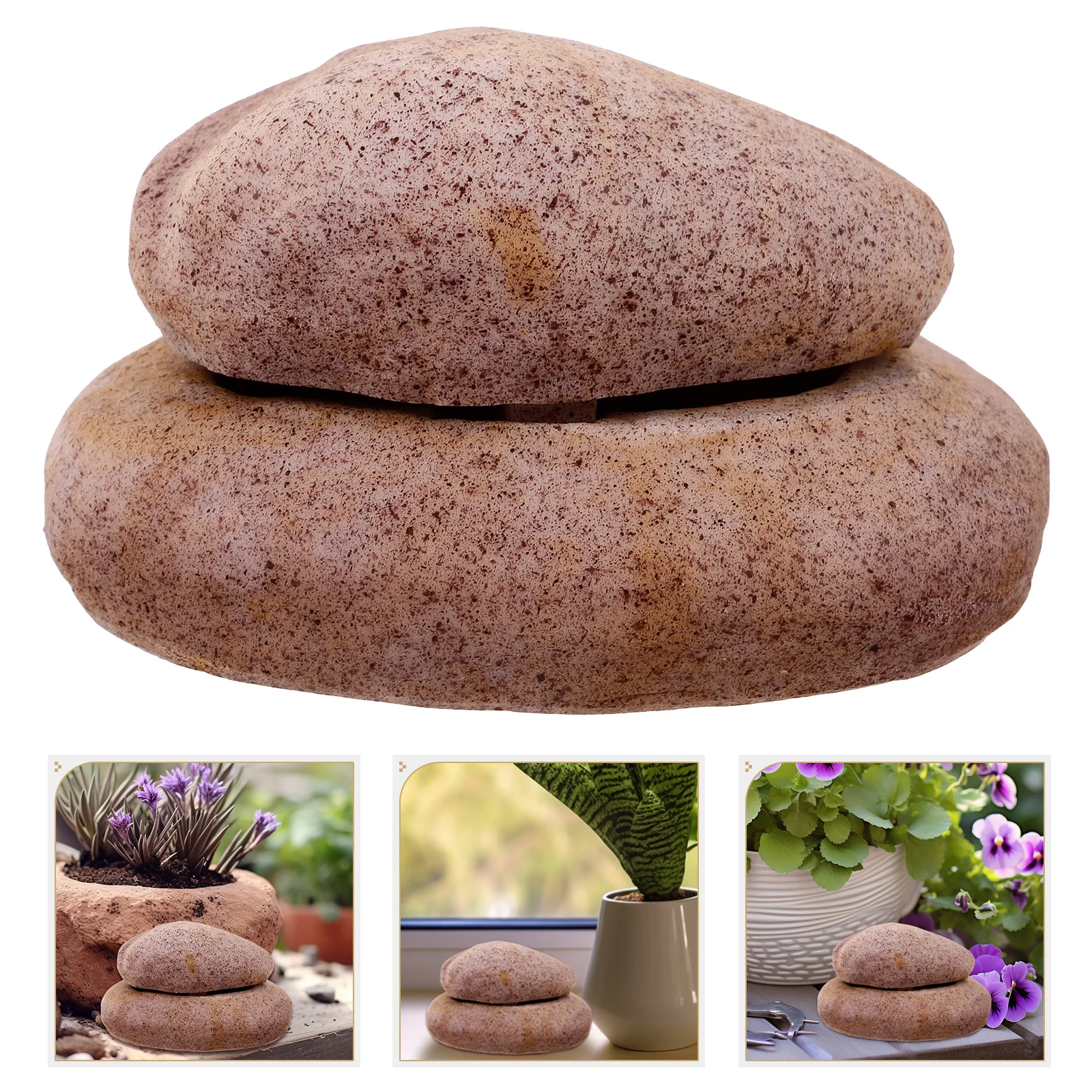 الراتنج في الهواء الطلق وهمية حجر مفتاح مخفي صندوق تخزين مخفي حديقة ساحة حامل تحويل صندوق الأمان التماثيل للحديقة