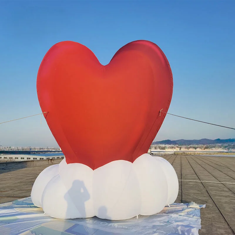 Inflatable heart, Valentine's Day large inflatable heart inflatable wedding decoration item