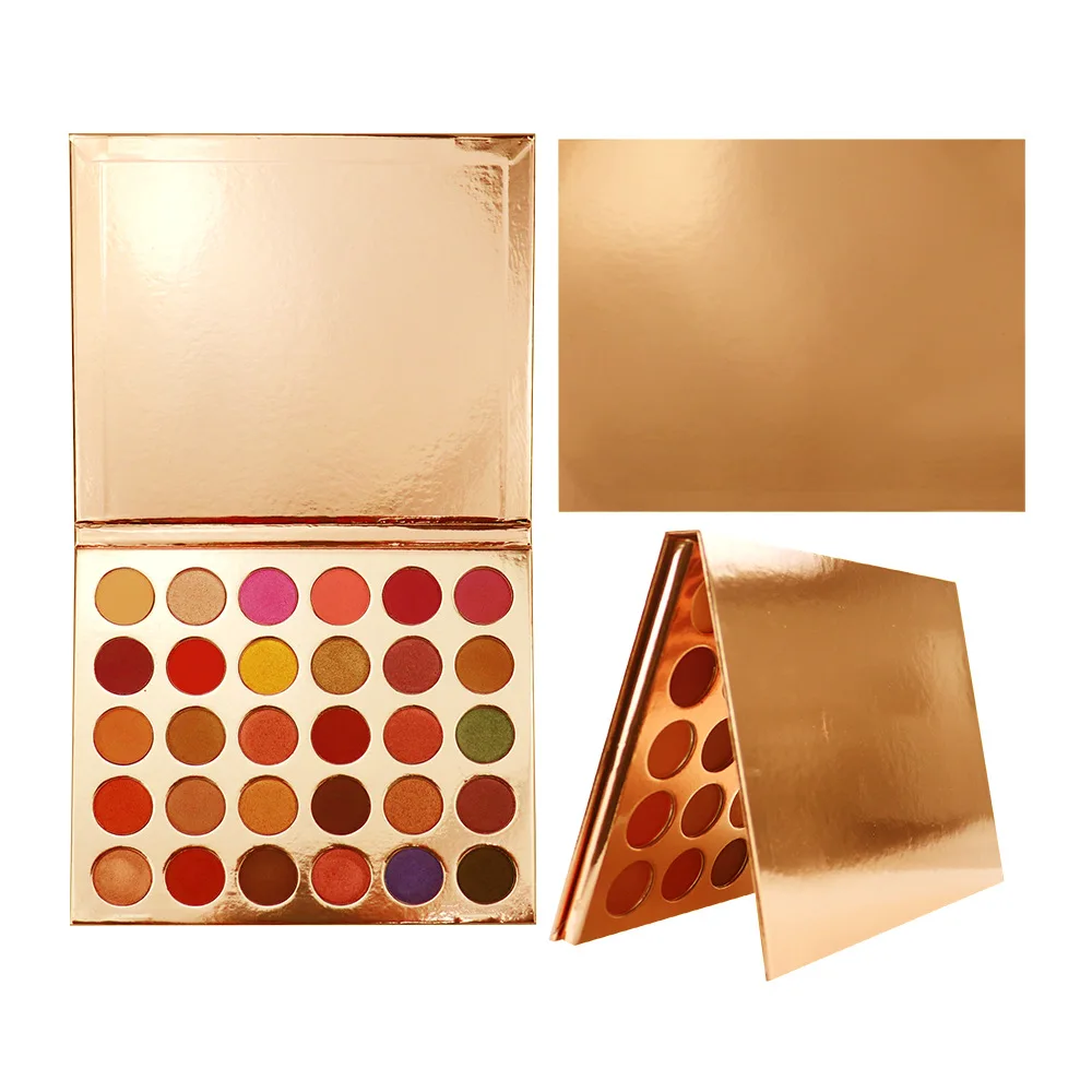 Paleta de sombras de ojos de 30 colores, cosmética, juego de maquillaje, sombra de ojos desnuda, paleta de sombra de ojos dorada de moda