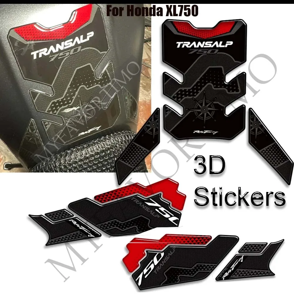 

For Honda XL750 XL 750 Transalp Motorcycle Tank Knee Pad Grips Stickers Decals Protector Gas Fuel Oil Kit